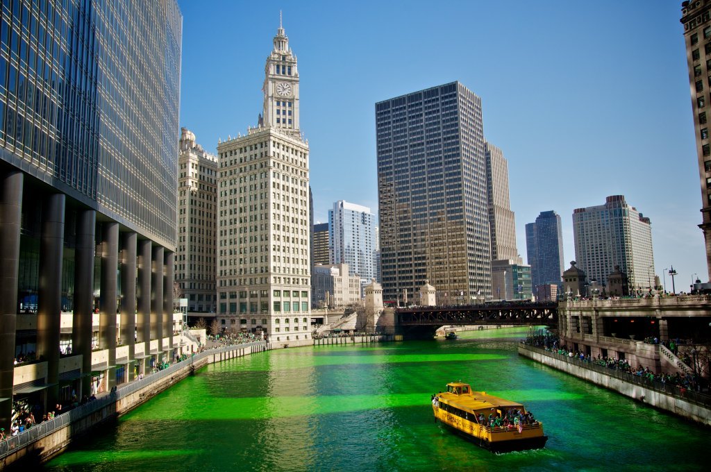 St. Patrick's Day in Chicago, 2012