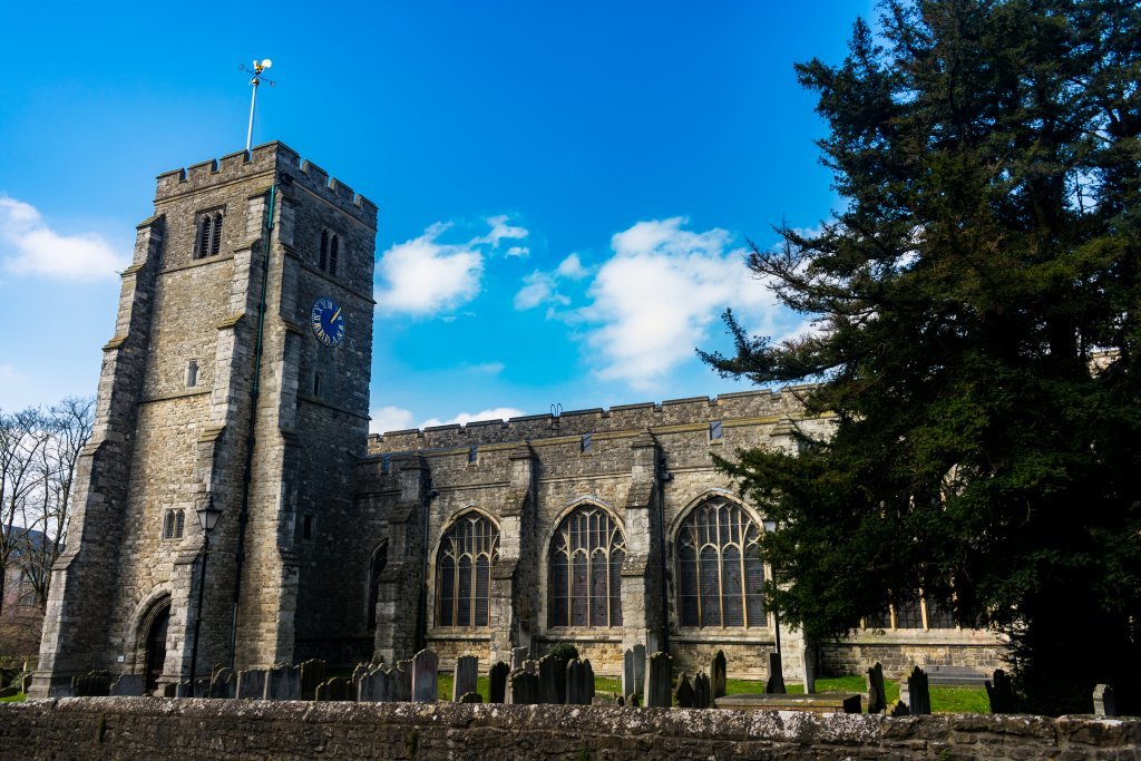 All Saints Church in Maidstone, Kent, UK