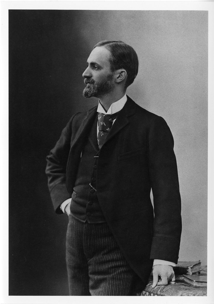 Portrait of George Eastman, founder of the Eastman Kodak Company, in 1890, two years after Kodak was created.