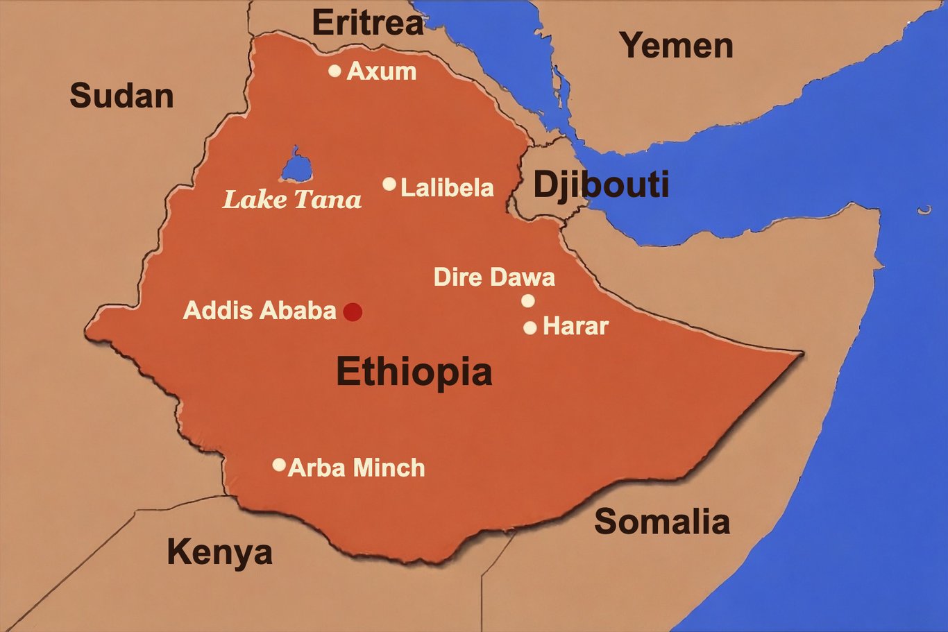 Ethiopia in detail
