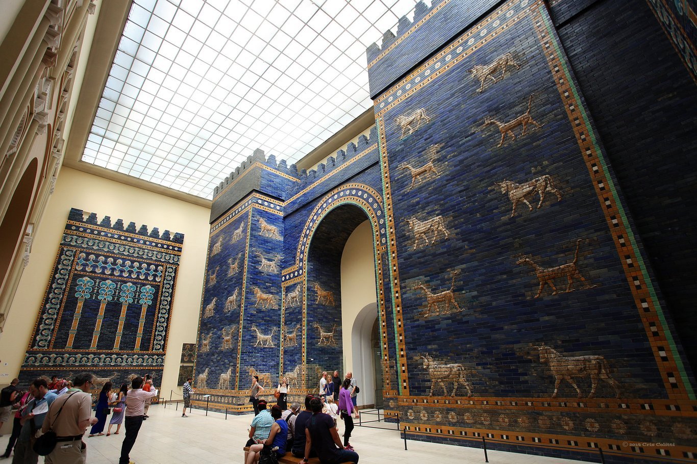 Alexander the Great entered Babylon in 331 BC through the Ishtar Gate, a reconstruction of which can be seen above in Berlin's Pergamon Museum.