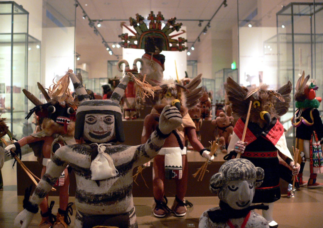 Nearly 300 kachina dolls are direct representations of ancestral spirits and play an essential role in ceremonies.