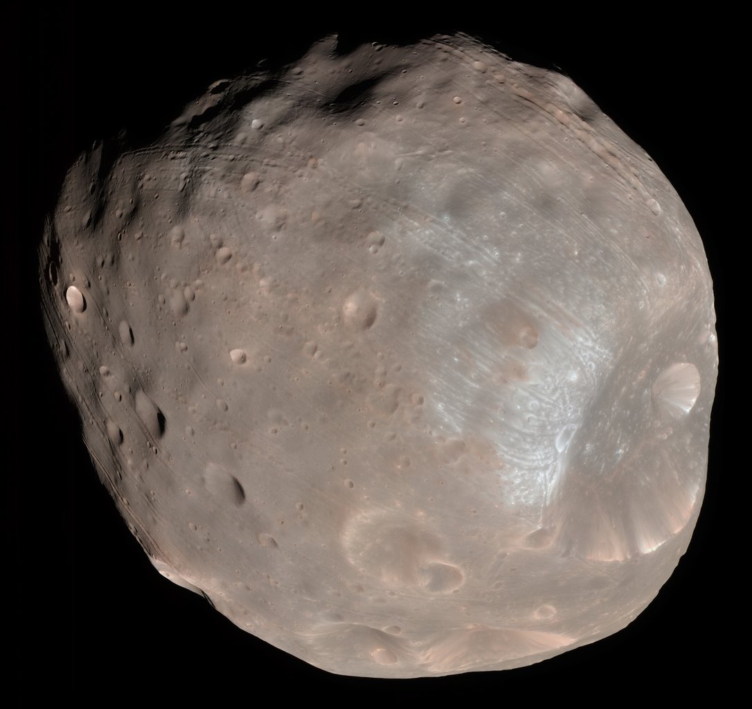 Colour photo from 2008 taken by the Mars Reconnaissance Orbiter mission