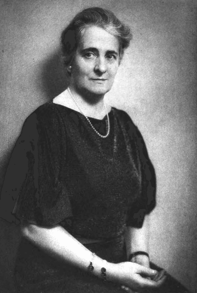 Elisabeth Achelis (1880-1973), photo taken in 1941, from the book Encyclopedia of American Biography: New Series