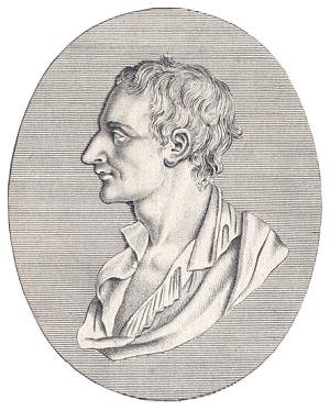 Portrait of Sylvain Maréchal, taken from his posthumous book published in 1807, De la vertu
