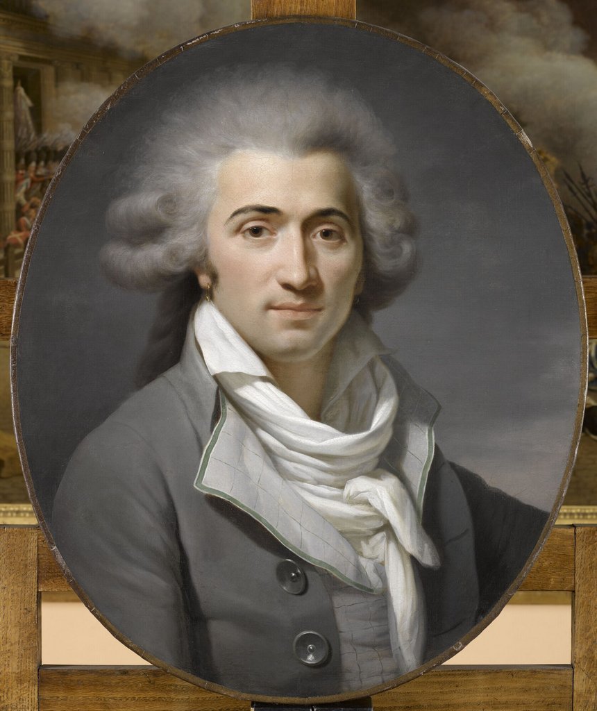 Philippe-François-Nazaire Fabre d'Églantine, oil on canvas, around 1790-1794