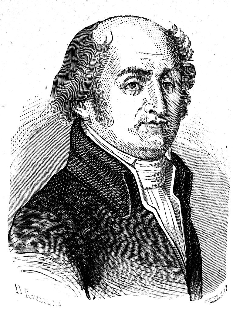 Engraving of Romme in the Centenary Album, 1889