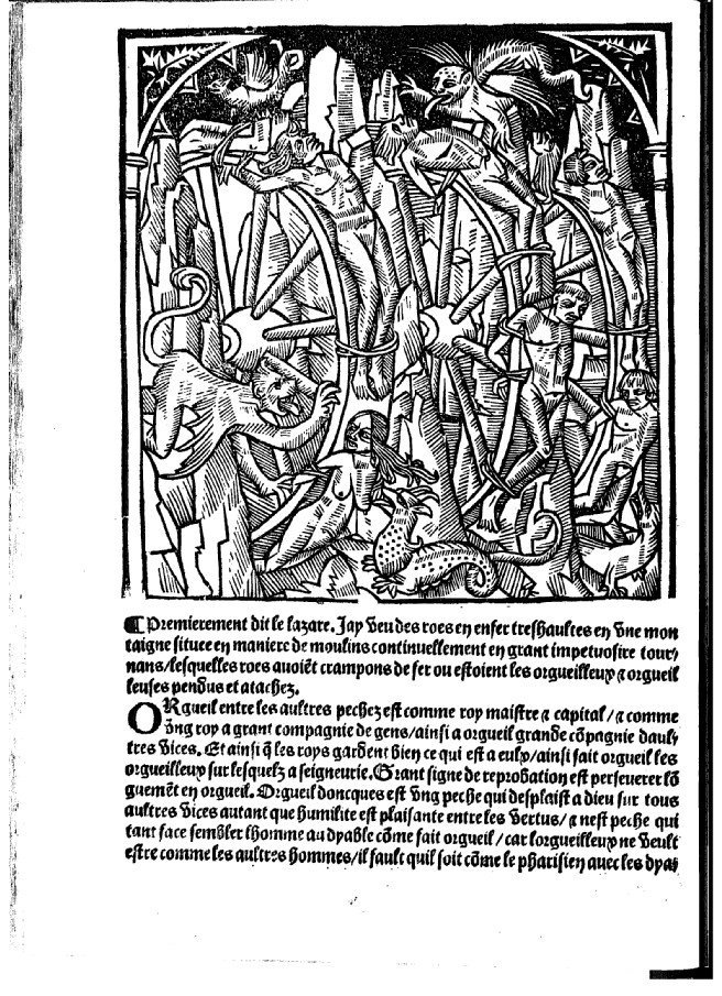 Page of the punishments of hell