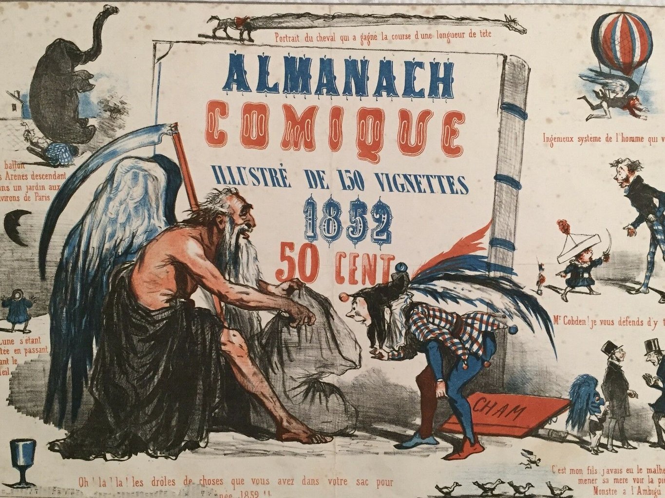 CHAM continued to produce posters in the years that followed, here in 1852.