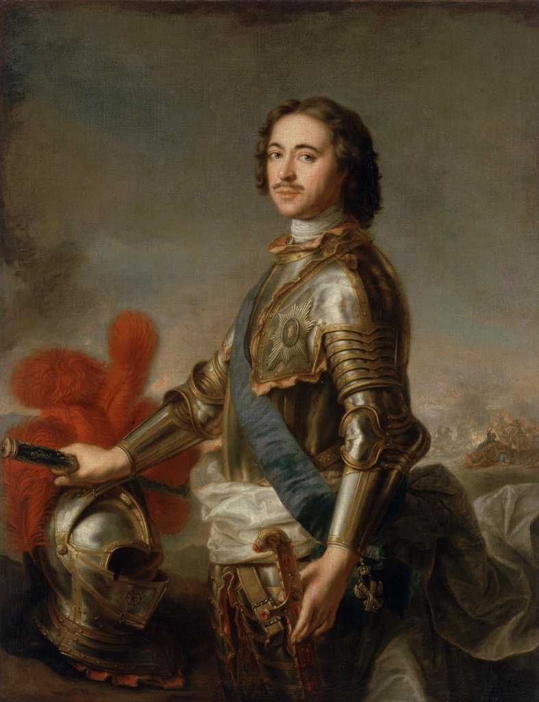 Portrait of Peter I, in the Hermitage Museum, Saint Petersburg