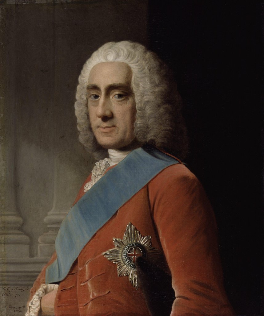 Philip Dormer Stanhope, 4th Earl of Chesterfield (1694-1773), English writer and statesman, known for the witty correspondence he kept up with his son.