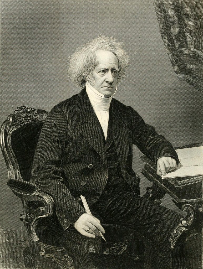 Portrait of Sir John Frederick William Herschel in 1872
