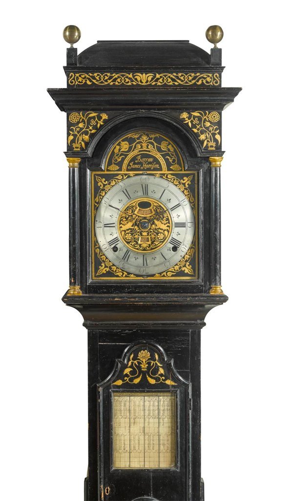 Clock signed by John Harrison's brother, James