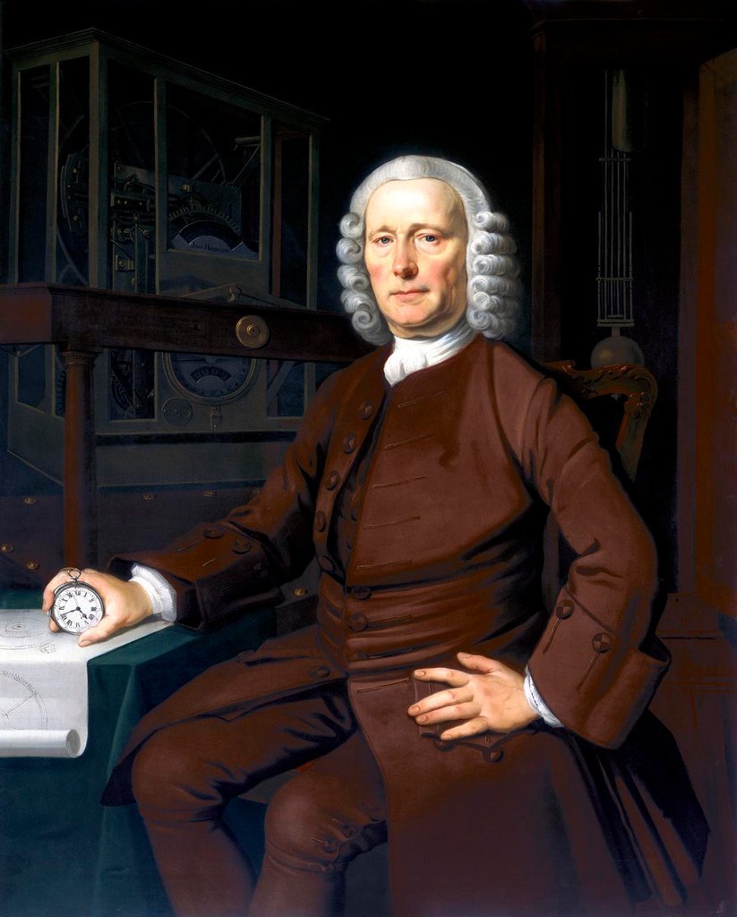 Portrait of John Harrison (1693-1776) by Thomas King, 1767