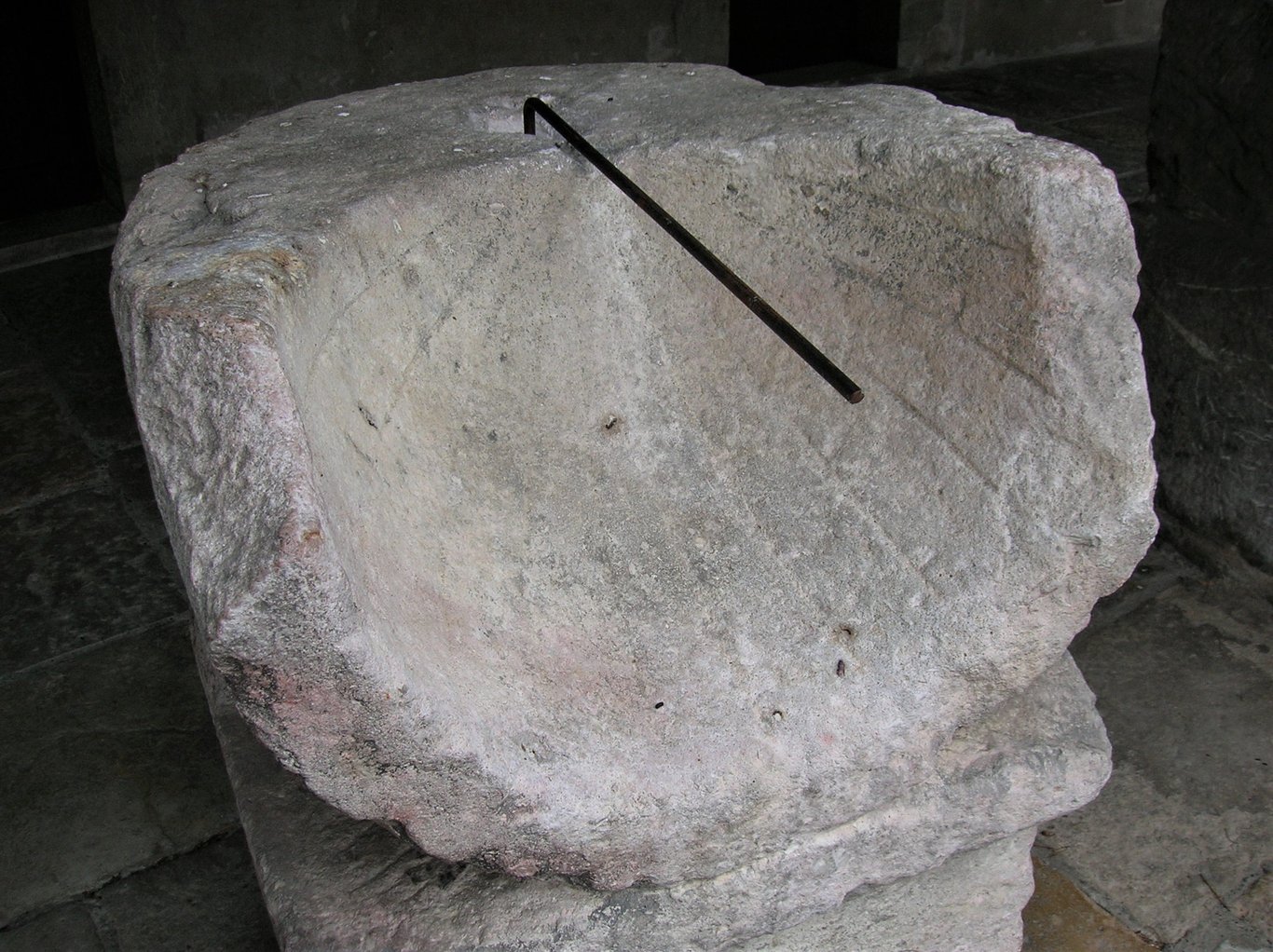 Roman scaphe from the 1st or 2nd century AD, displayed at the Musée Dauphinois in Grenoble