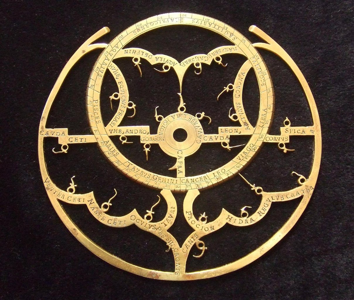 Astrolabe that belonged to Georg Hartmann (1489-1564), kept at the British Museum.
