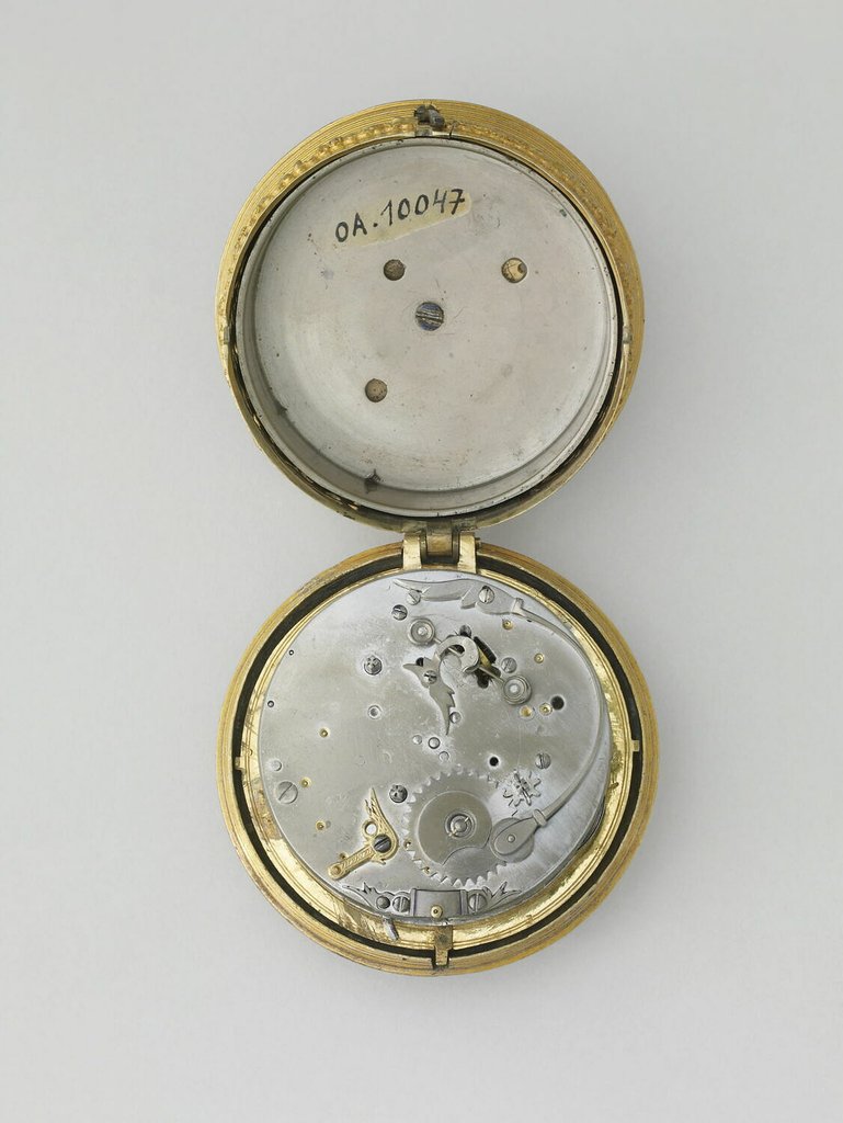 Inside the watch, fitted with a vertical foliot and a stackfreed, Germany, around 1550