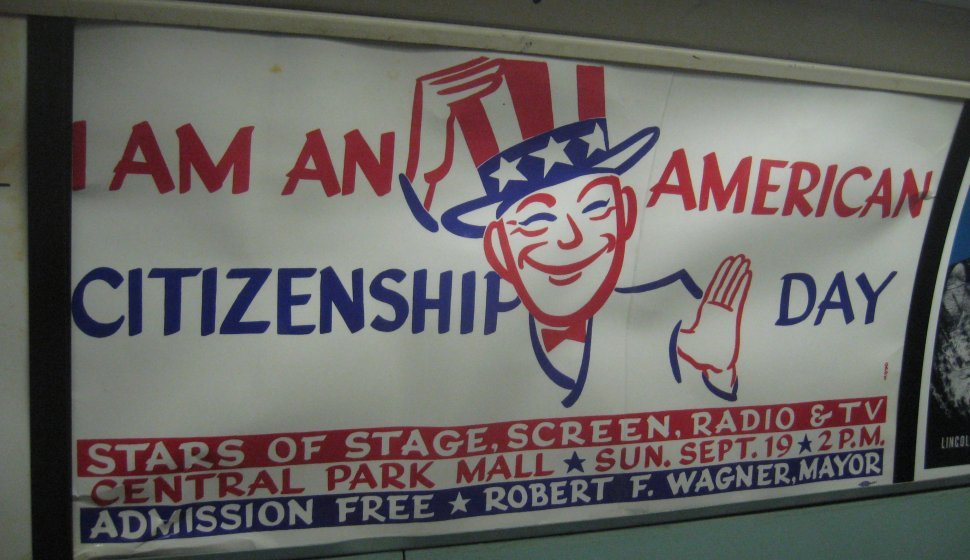 Citizen Day Ad from the '40s or '50s, NYC Transit Museum