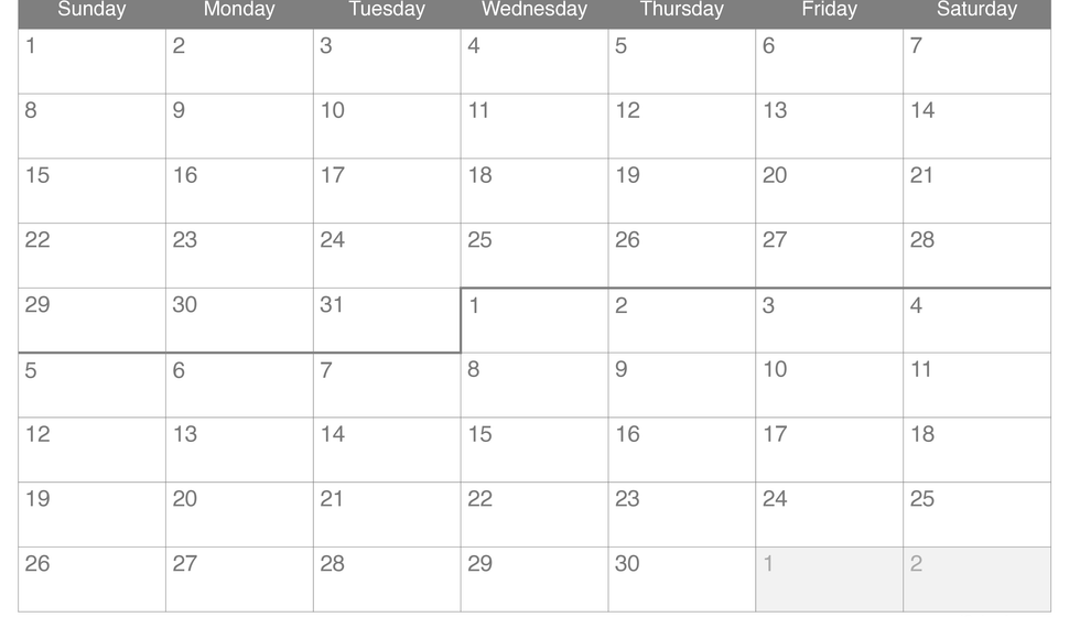 2027 August September Calendar