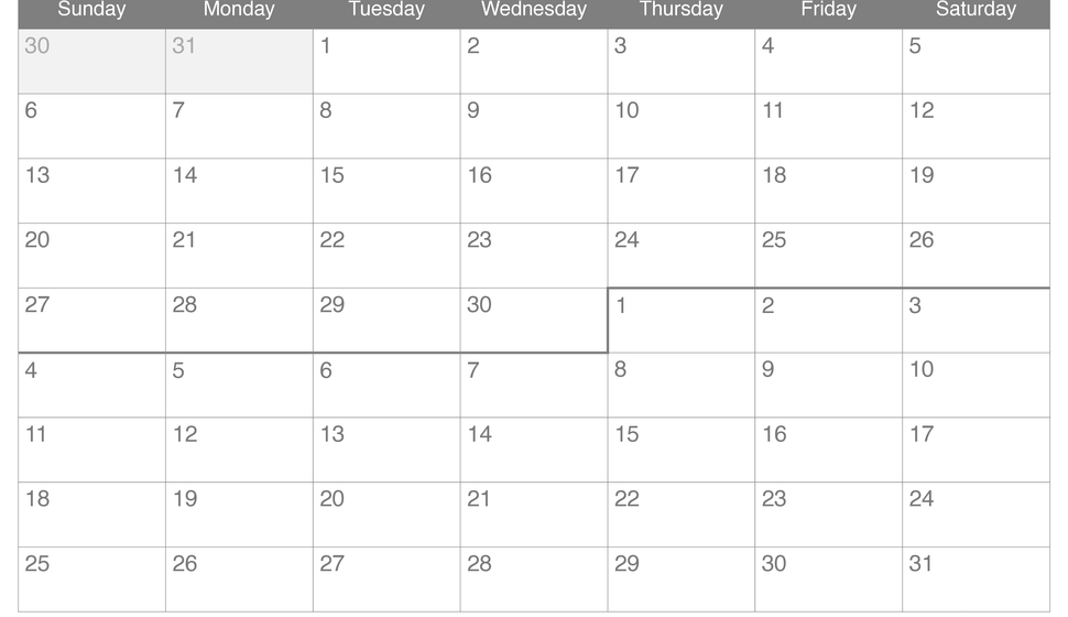 2027 June July Calendar