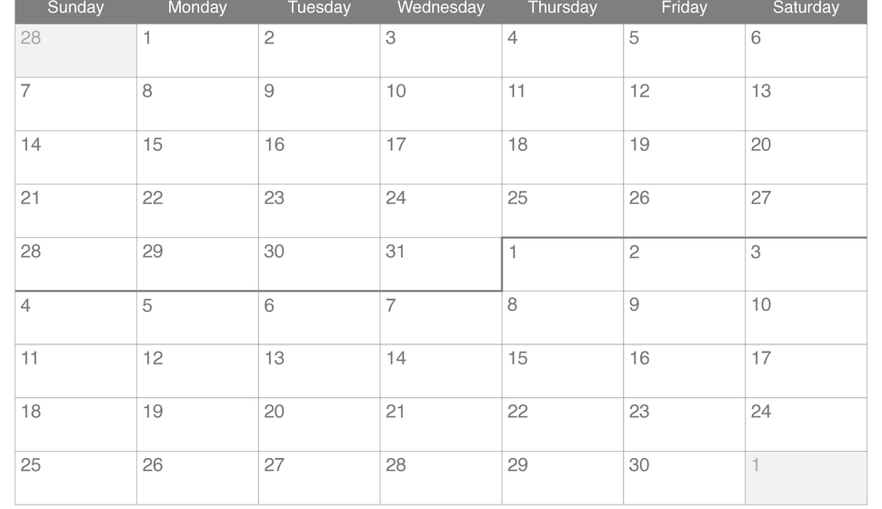 2027 March April Calendar