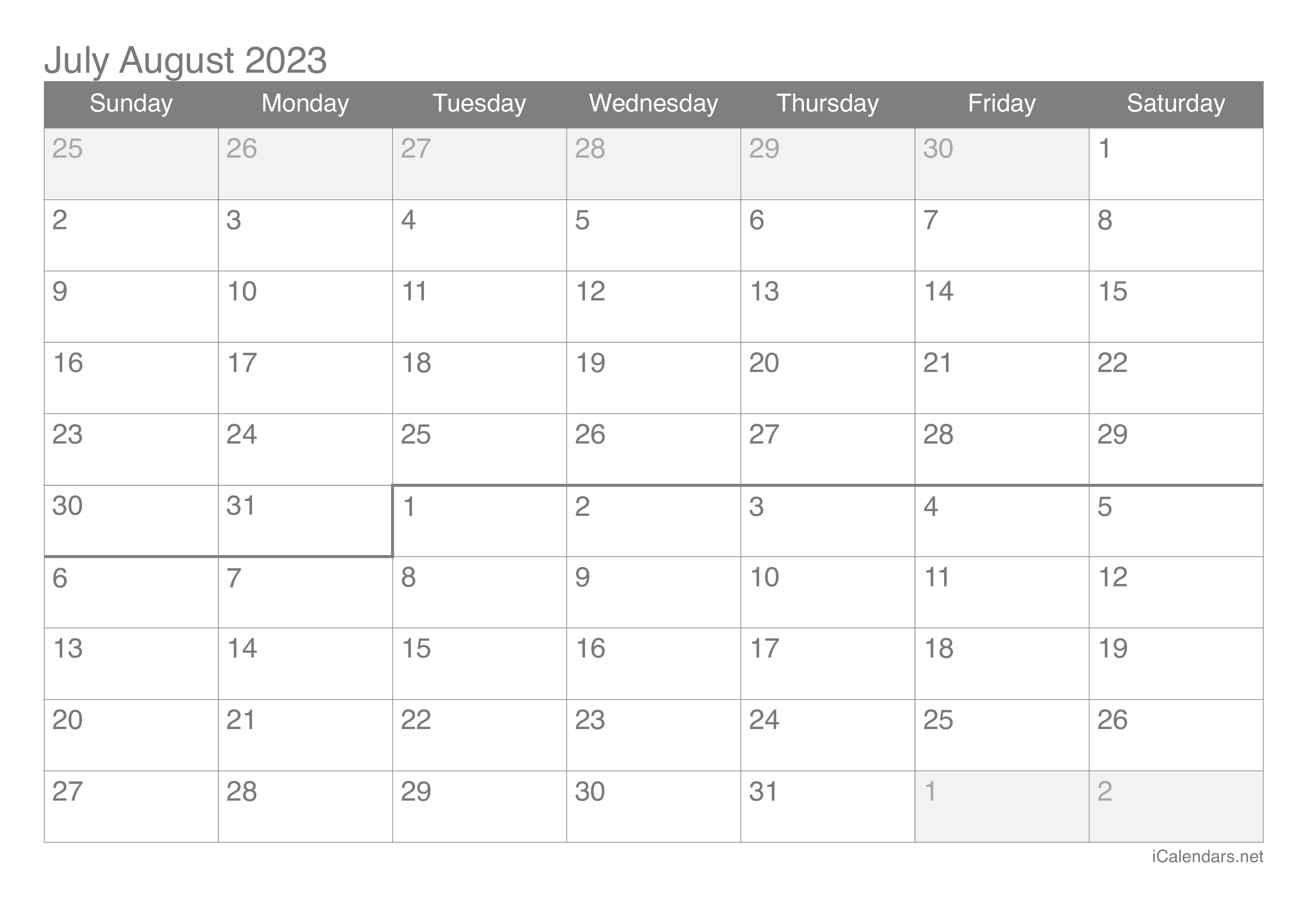 June July 2023 Calendar Get Latest Map Update